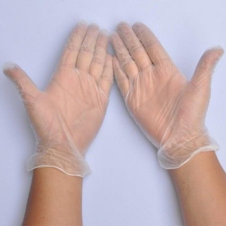 GUANTES DE VINILO  TALLA M