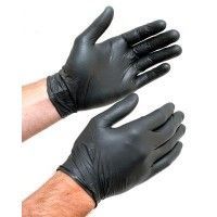 GUANTES DE NITRILO NEGRO TALLA S