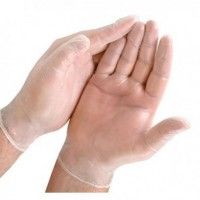 GUANTES DE VINILO CON POLVO