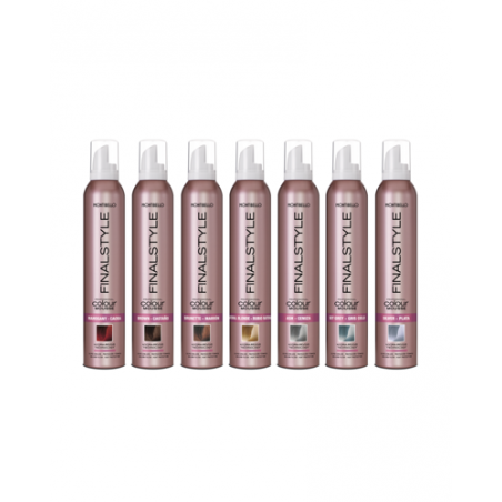 Espuma de color para el cabello